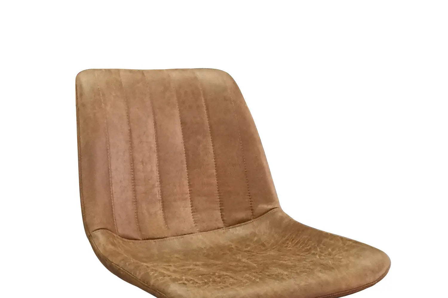Lot de Chaises de Bar BAYA en PU Cognac - 43 x 50 cm ROUSSEAU
