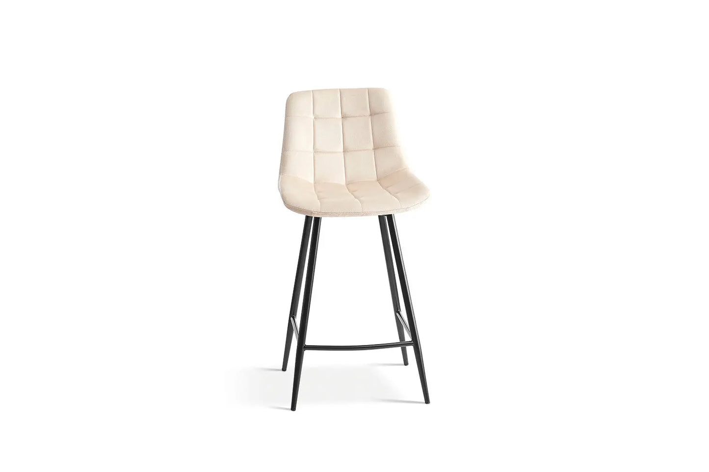 Lot de Chaises de Bar BOYE en Tissu Velours Vert - 42 x 51.5 cm ROUSSEAU