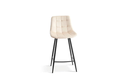 Lot de Chaises de Bar BOYE en Tissu Velours Vert - 42 x 51.5 cm ROUSSEAU