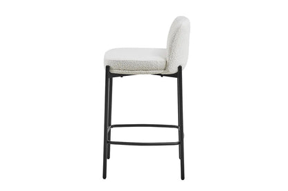 Lot de Chaises de Bar ELLYA Blanc - 37.5 x 46 cm ROUSSEAU