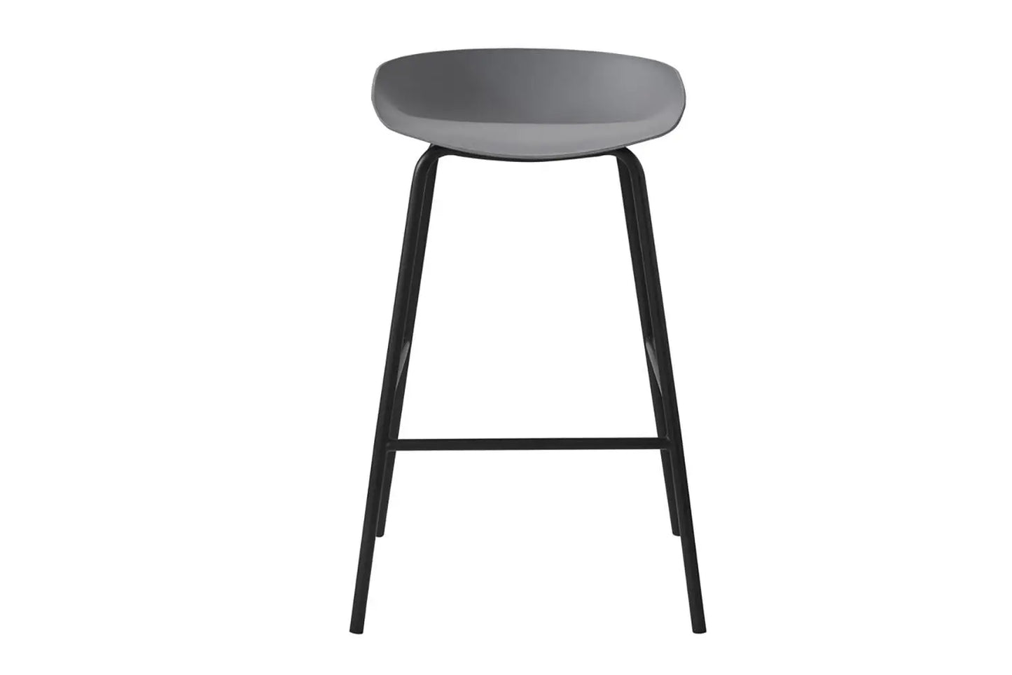 Lot de Chaises de Bar HANNA en PP Gris - 42.5 x 46 cm ROUSSEAU