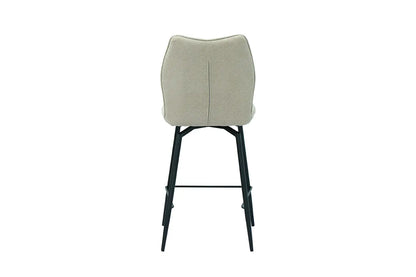 Lot de Chaises de Bar LYARA en Tissu Écru - 48 x 56 cm ROUSSEAU