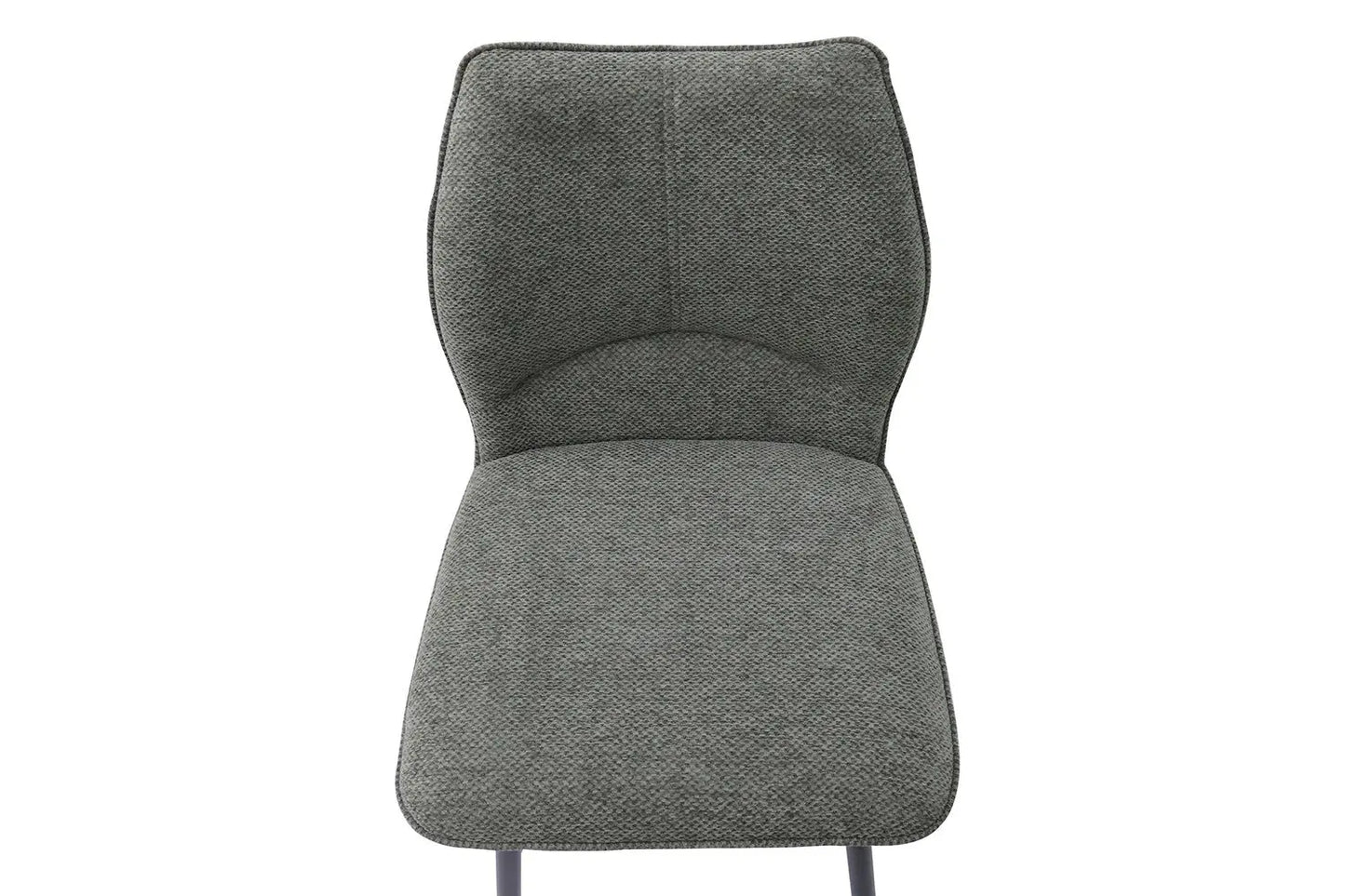 Lot de Chaises de Bar LYARA en Tissu Gris Foncé - 48 x 56 cm ROUSSEAU