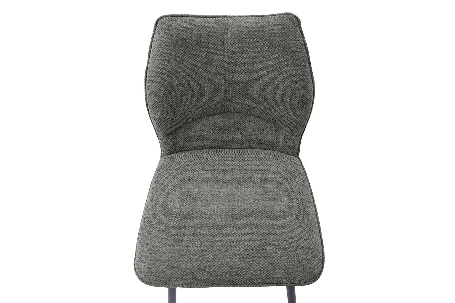 Lot de Chaises de Bar LYARA en Tissu Gris Foncé - 48 x 56 cm ROUSSEAU