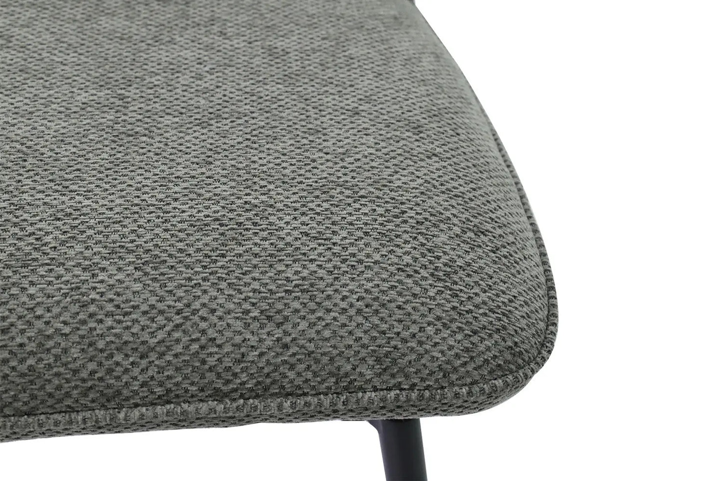 Lot de Chaises de Bar LYARA en Tissu Gris Foncé - 48 x 56 cm ROUSSEAU
