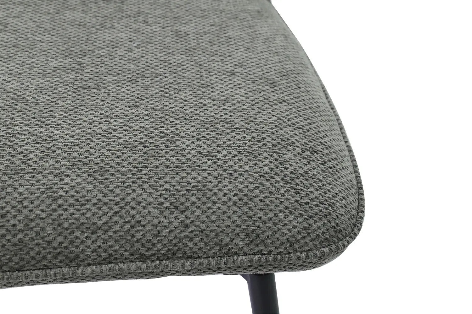 Lot de Chaises de Bar LYARA en Tissu Gris Foncé - 48 x 56 cm ROUSSEAU