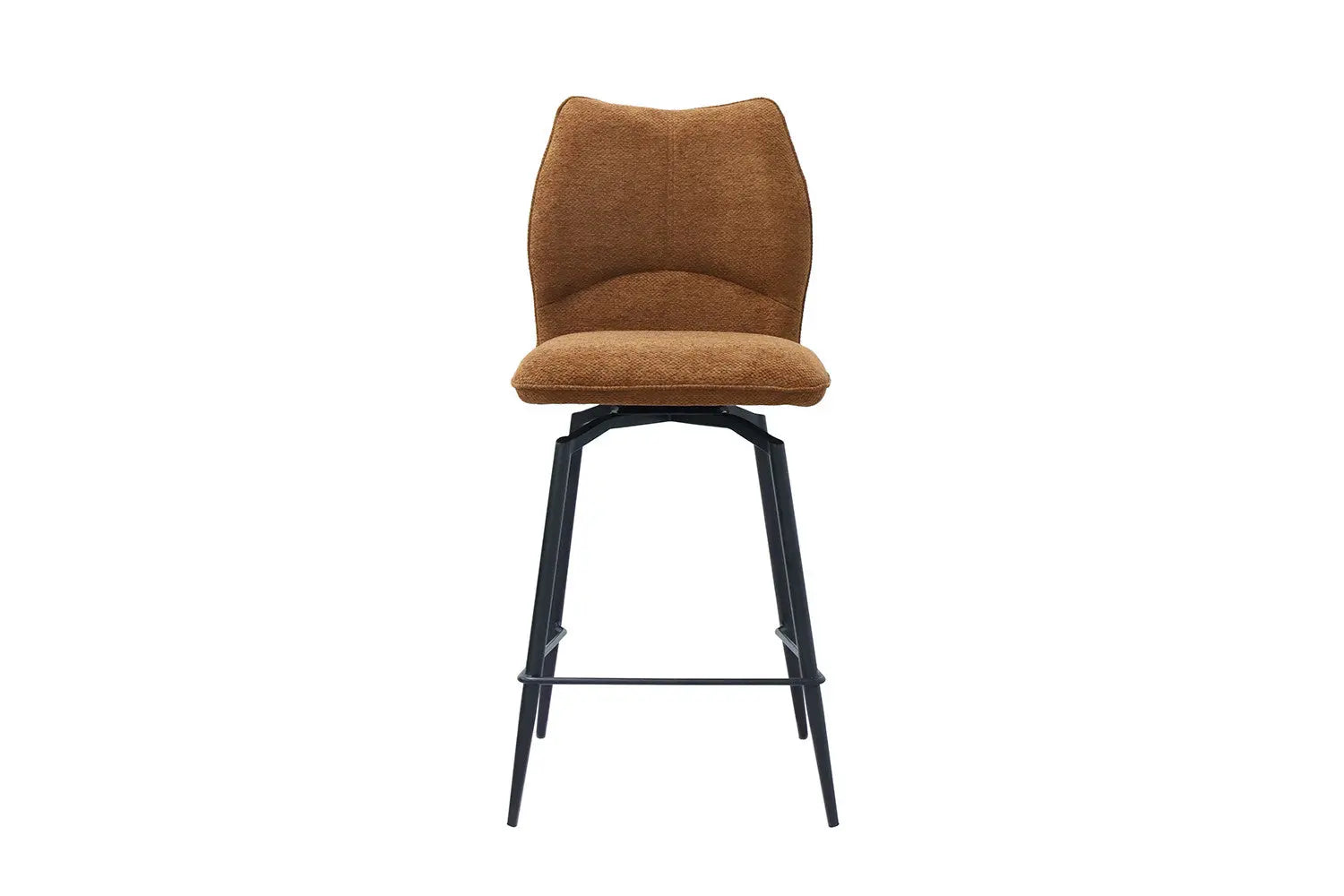 Lot de Chaises de Bar LYARA en Tissu Rouille - 48 x 56 cm ROUSSEAU