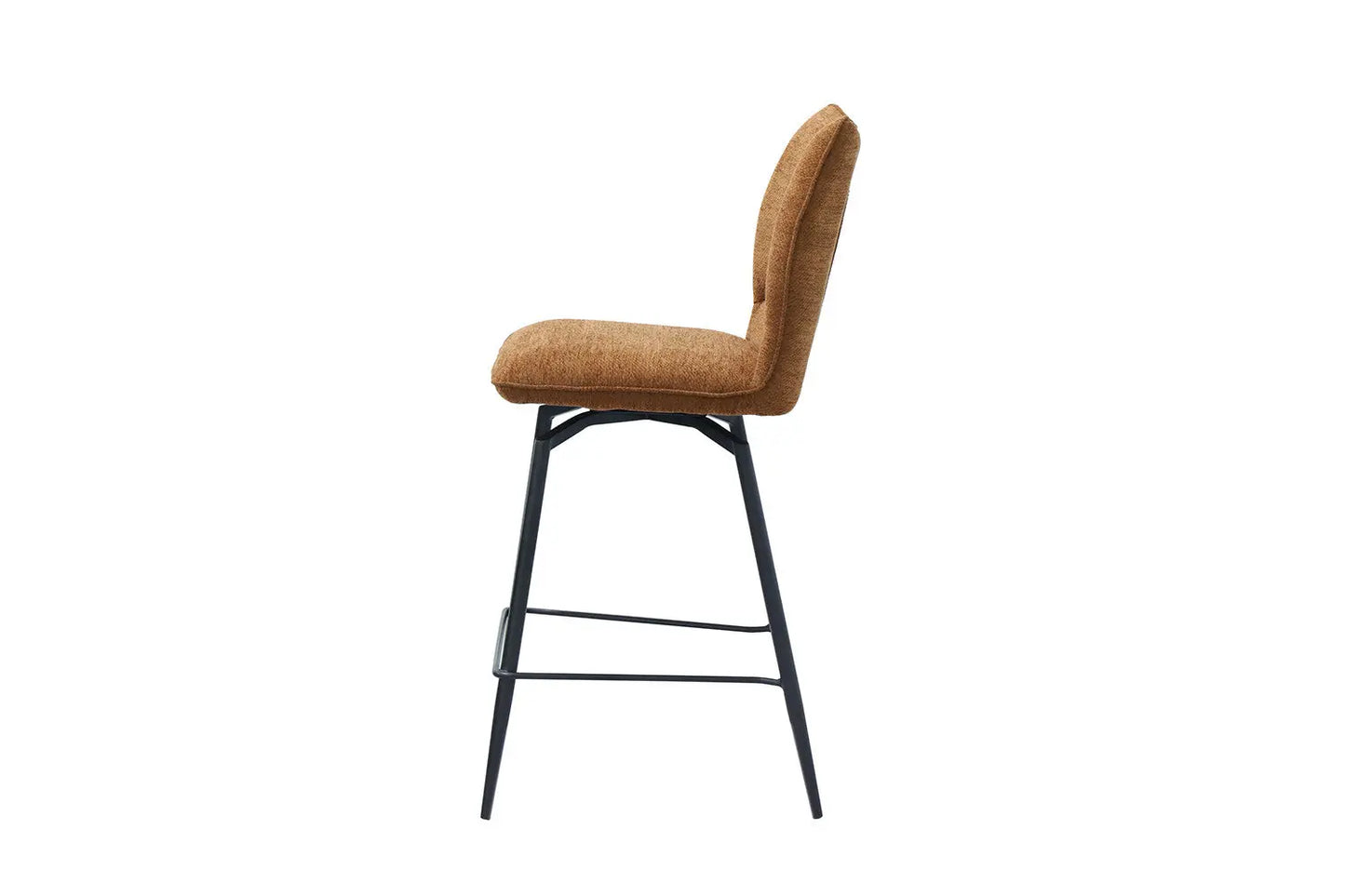 Lot de Chaises de Bar LYARA en Tissu Rouille - 48 x 56 cm ROUSSEAU