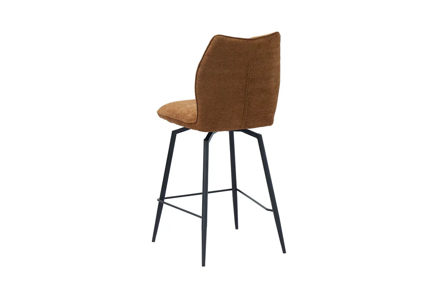 Lot de Chaises de Bar LYARA en Tissu Rouille - 48 x 56 cm ROUSSEAU