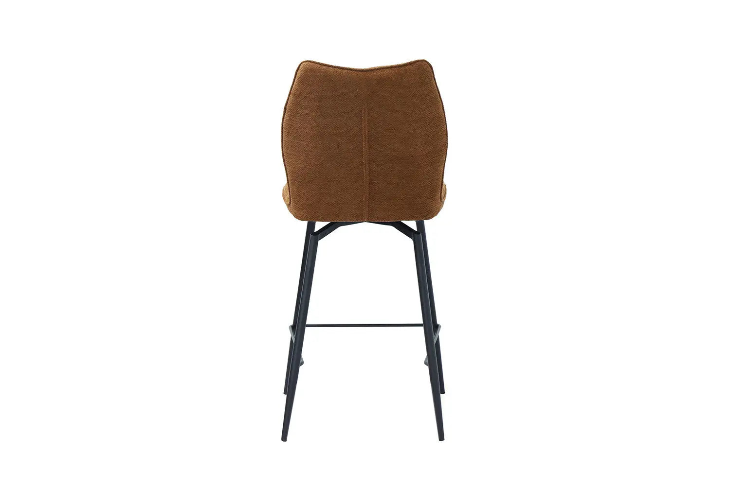 Lot de Chaises de Bar LYARA en Tissu Rouille - 48 x 56 cm ROUSSEAU