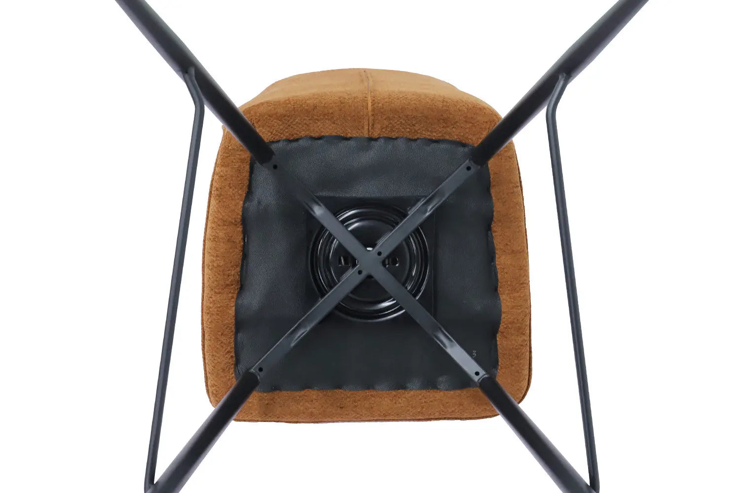 Lot de Chaises de Bar LYARA en Tissu Rouille - 48 x 56 cm ROUSSEAU