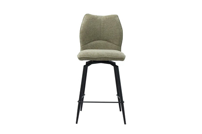 Lot de Chaises de Bar LYARA en Tissu Sable - 48 x 56 cm ROUSSEAU