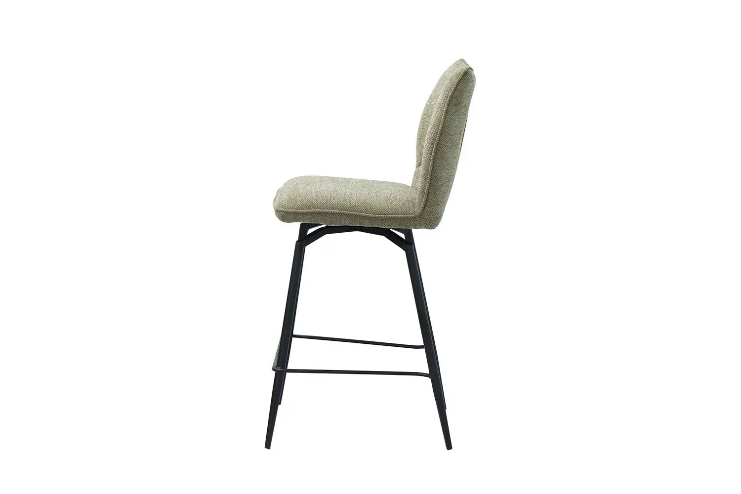 Lot de Chaises de Bar LYARA en Tissu Sable - 48 x 56 cm ROUSSEAU