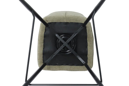 Lot de Chaises de Bar LYARA en Tissu Sable - 48 x 56 cm ROUSSEAU