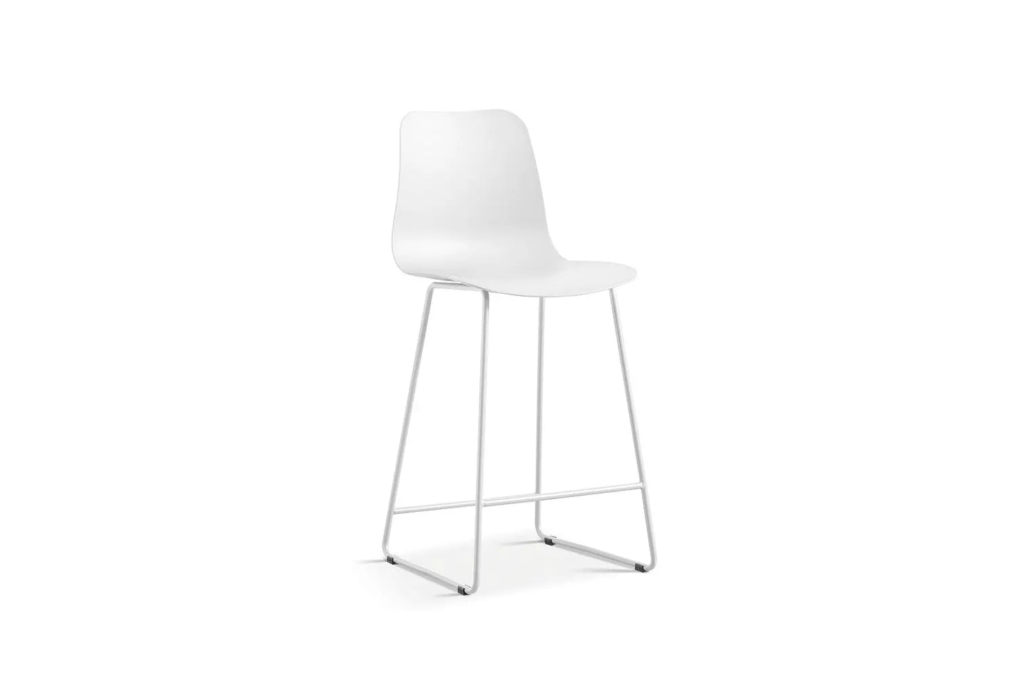 Lot de Chaises de Bar MARYA en PP Blanc - 51 x 44 cm ROUSSEAU