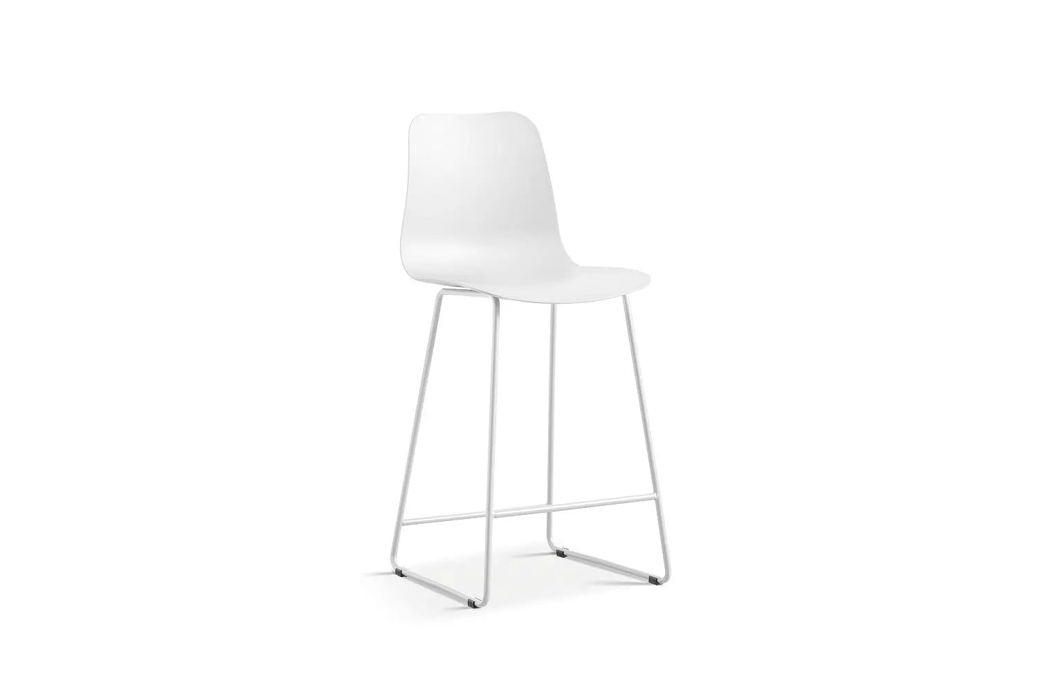 Lot de Chaises de Bar MARYA en PP Blanc - 51 x 44 cm ROUSSEAU