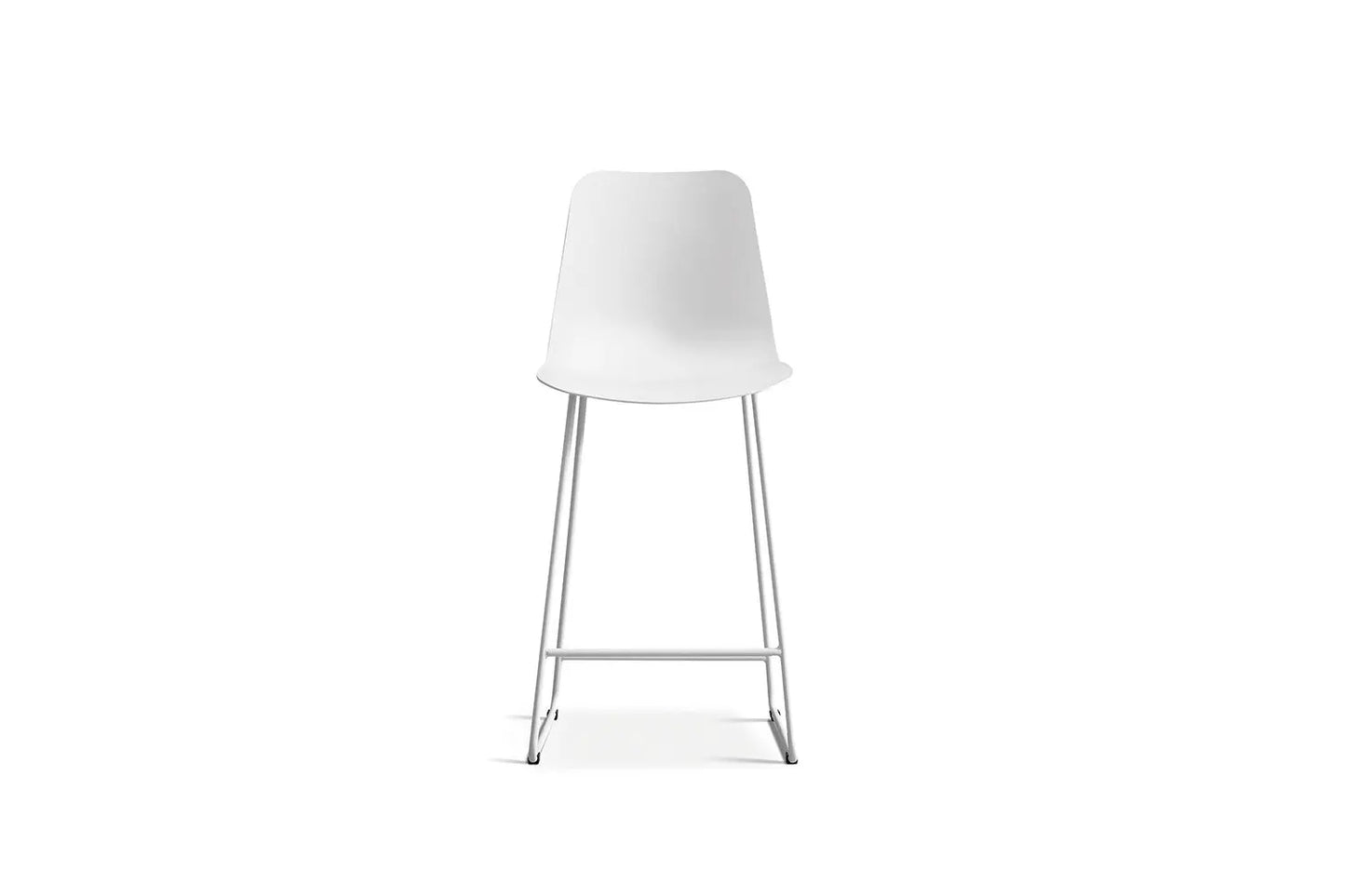 Lot de Chaises de Bar MARYA en PP Blanc - 51 x 44 cm ROUSSEAU
