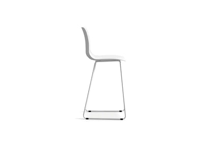 Lot de Chaises de Bar MARYA en PP Blanc - 51 x 44 cm ROUSSEAU