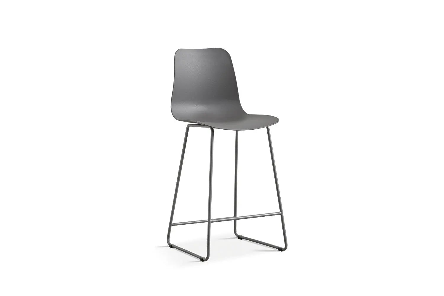 Lot de Chaises de Bar MARYA en PP Gris - 51 x 44 cm ROUSSEAU