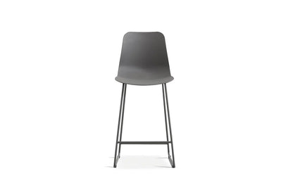 Lot de Chaises de Bar MARYA en PP Gris - 51 x 44 cm ROUSSEAU