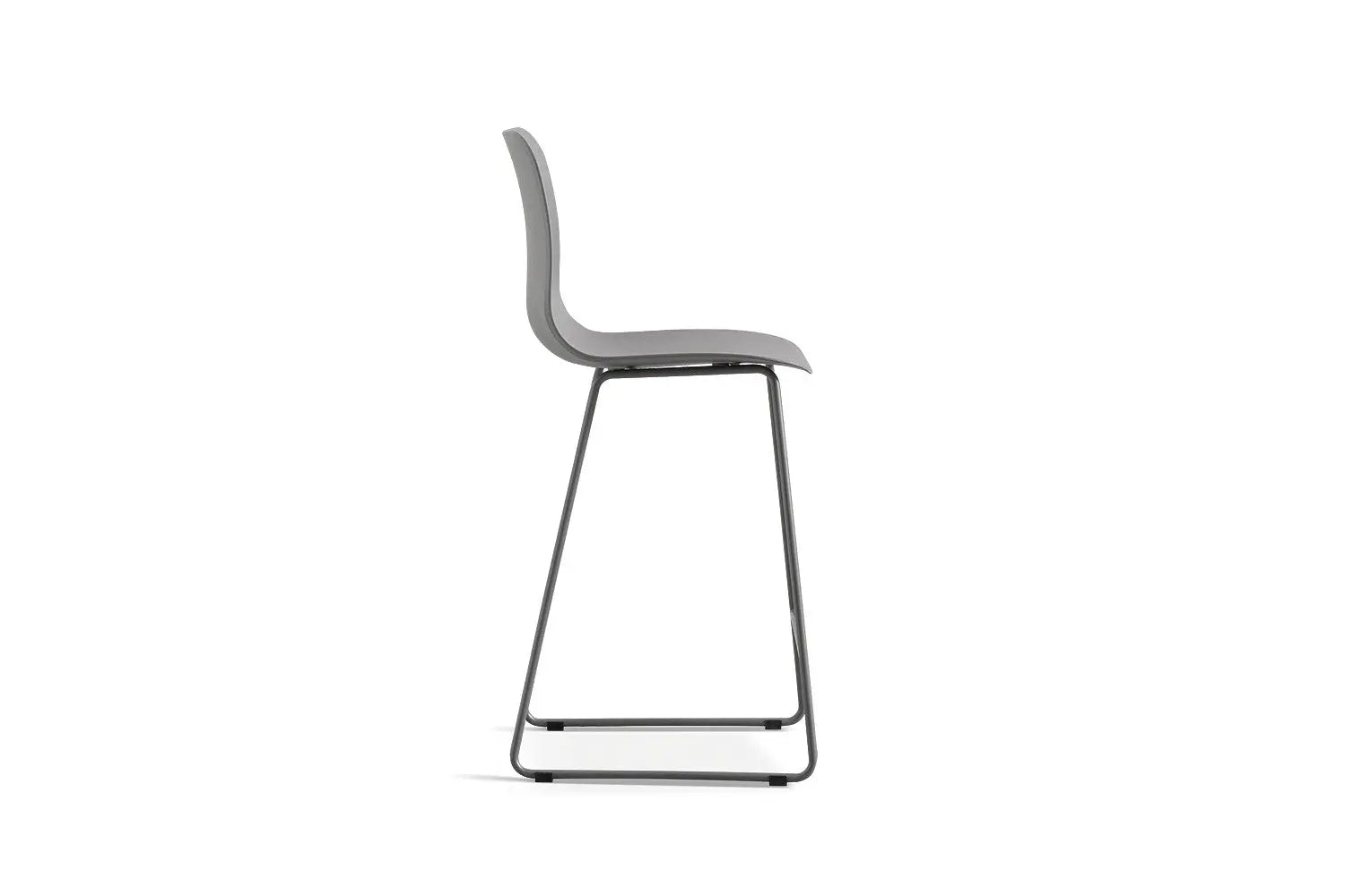 Lot de Chaises de Bar MARYA en PP Gris - 51 x 44 cm ROUSSEAU