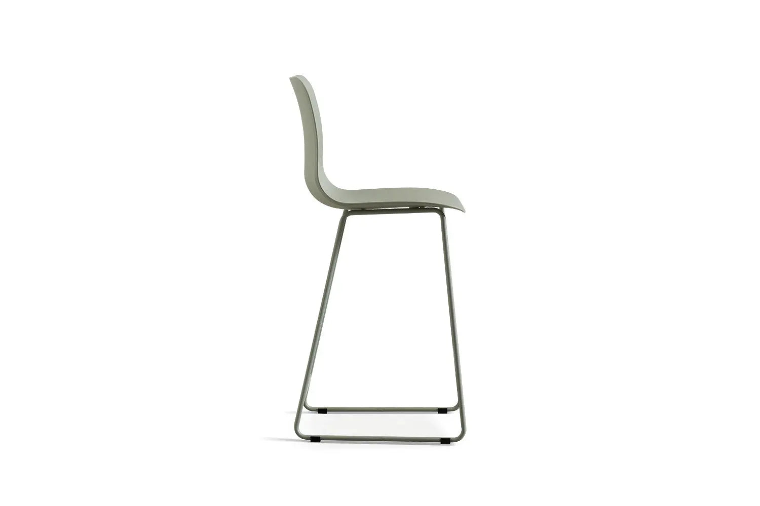 Lot de Chaises de Bar MARYA en PP Gris Vert - 51 x 44 cm ROUSSEAU