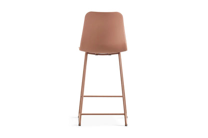 Lot de Chaises de Bar MARYA en PP Terracotta - 51 x 44 cm ROUSSEAU