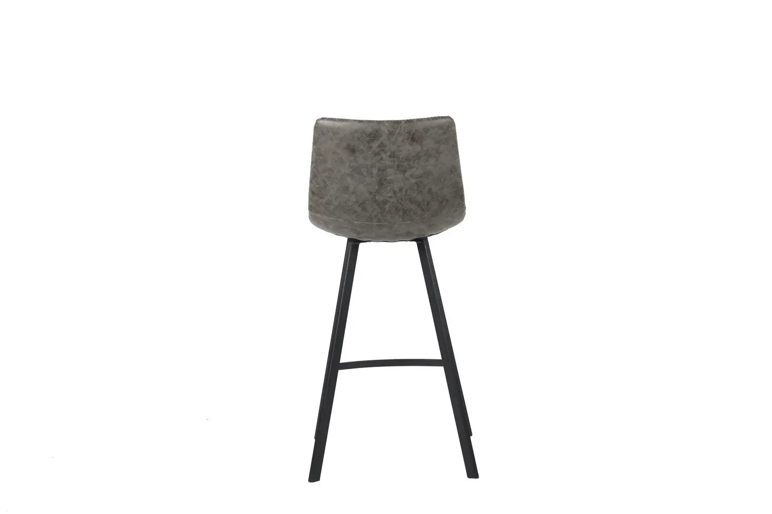 Lot de Chaises de Bar OZAYA en PU Gris - 45 x 49 cm ROUSSEAU