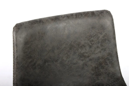 Lot de Chaises de Bar OZAYA en PU Gris - 45 x 49 cm ROUSSEAU
