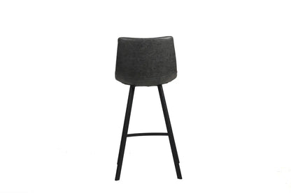 Lot de Chaises de Bar OZAYA en PU Noir - 45 x 49 cm ROUSSEAU