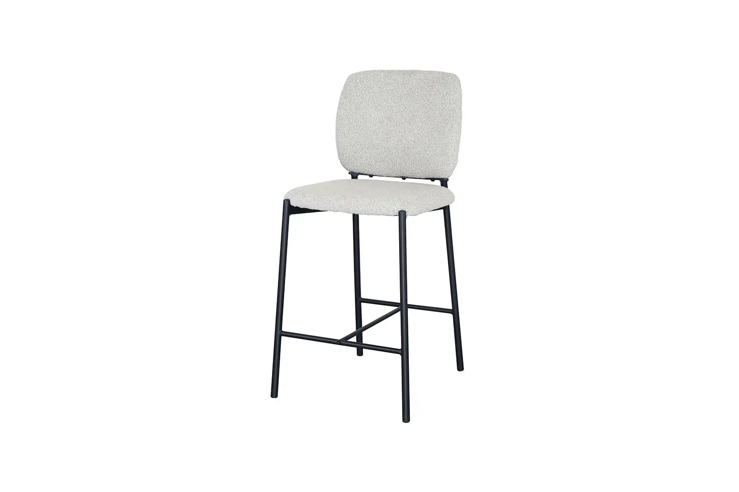 Lot de Chaises de Bar SOPHYA en Tissu Beige - 47 x 56 cm ROUSSEAU