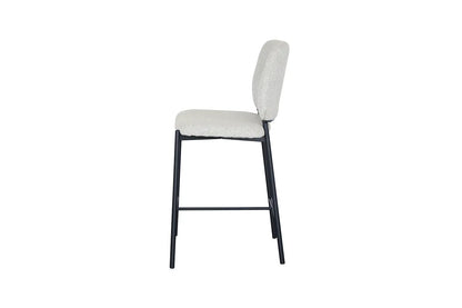 Lot de Chaises de Bar SOPHYA en Tissu Beige - 47 x 56 cm ROUSSEAU