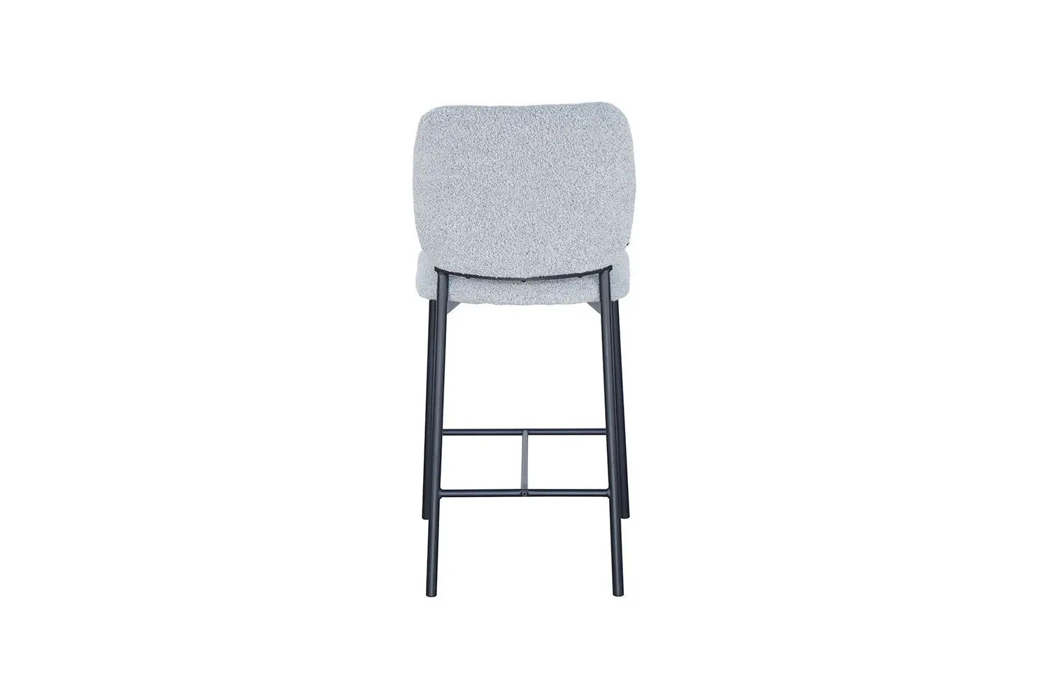 Lot de Chaises de Bar SOPHYA en Tissu Gris Clair - 47 x 56 cm ROUSSEAU
