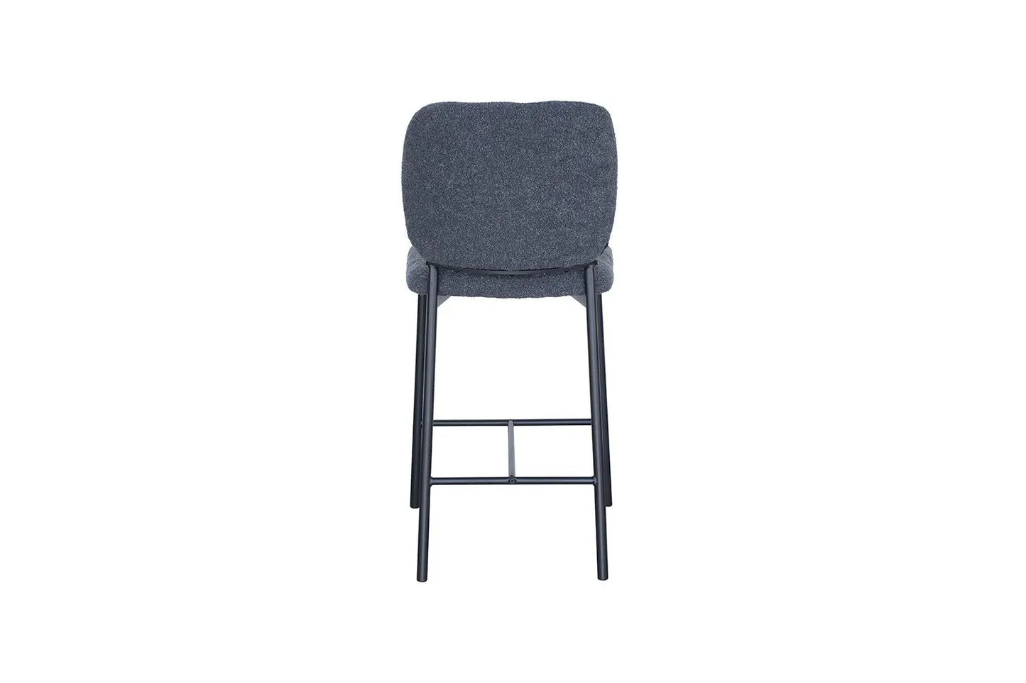 Lot de Chaises de Bar SOPHYA en Tissu Gris Foncé - 47 x 56 cm ROUSSEAU