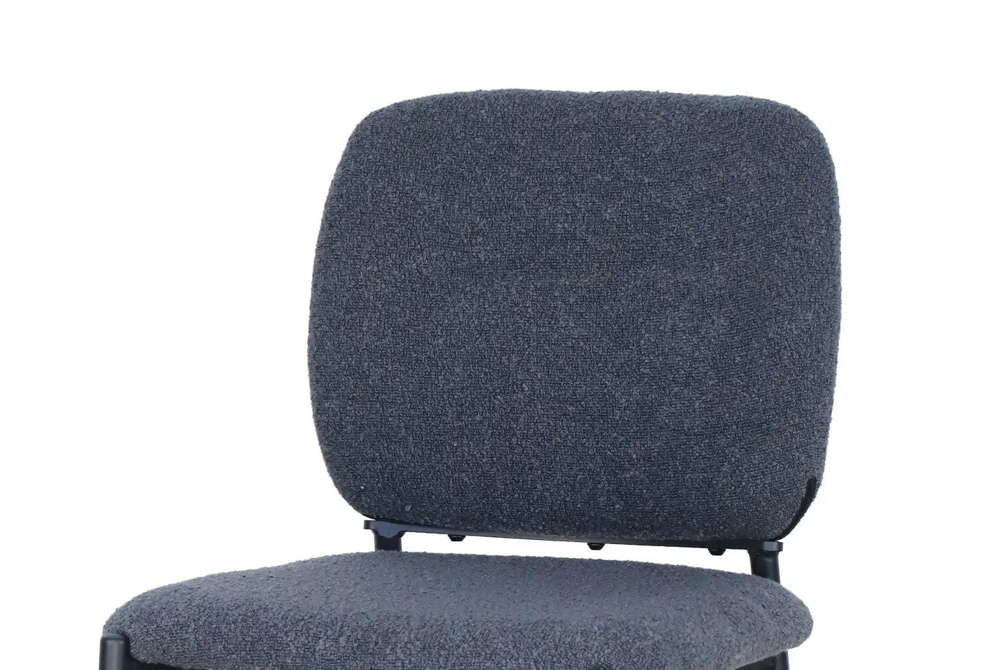 Lot de Chaises de Bar SOPHYA en Tissu Gris Foncé - 47 x 56 cm ROUSSEAU