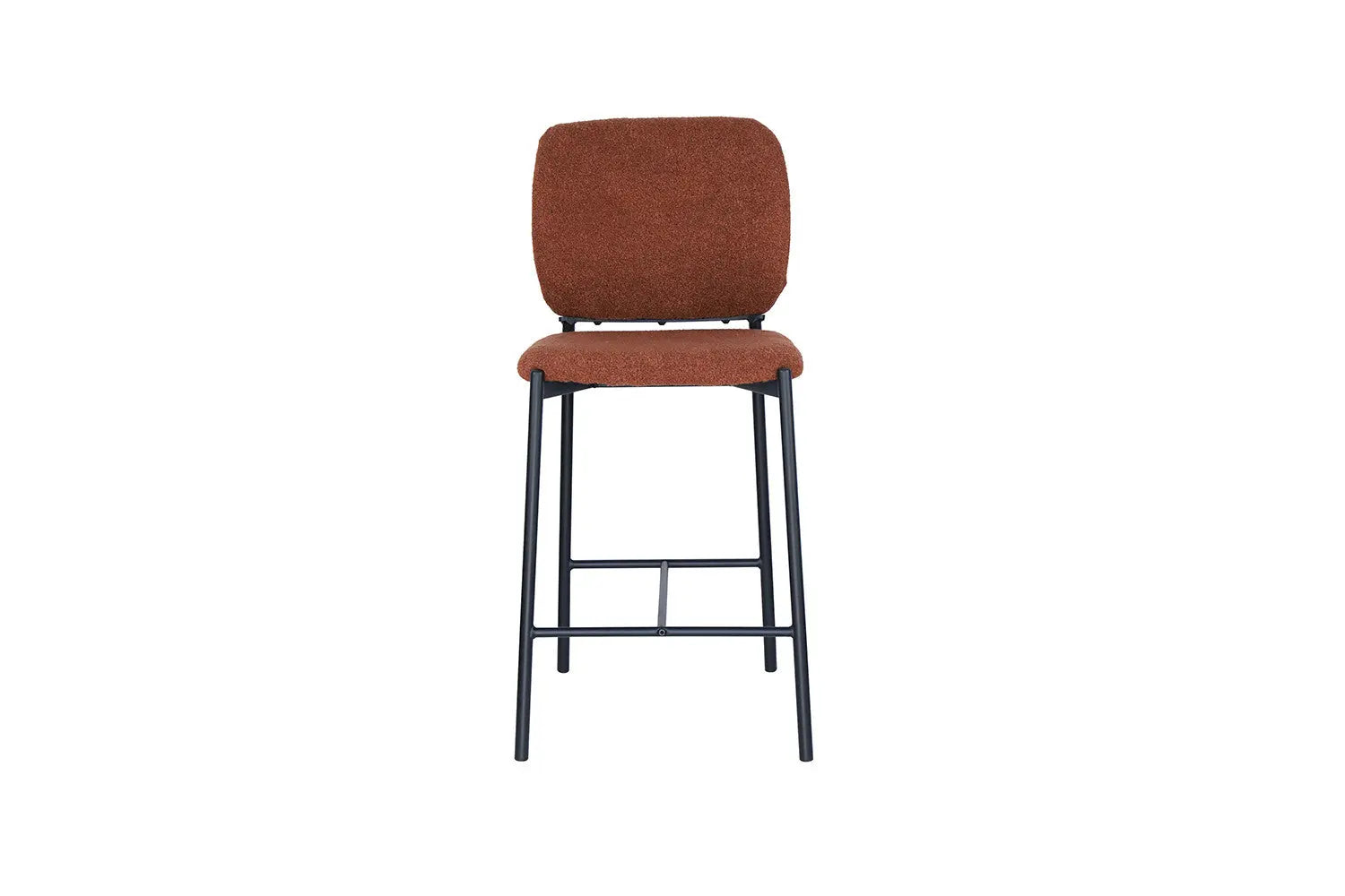 Lot de Chaises de Bar SOPHYA en Tissu Rouille - 47 x 56 cm ROUSSEAU