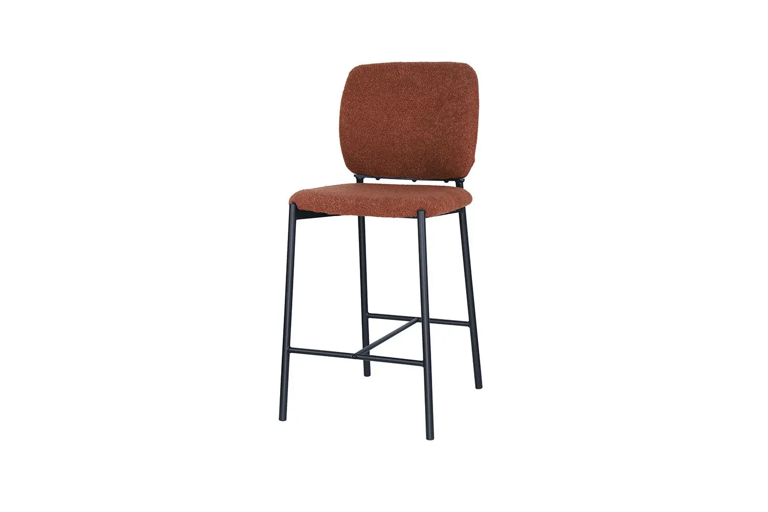 Lot de Chaises de Bar SOPHYA en Tissu Rouille - 47 x 56 cm ROUSSEAU