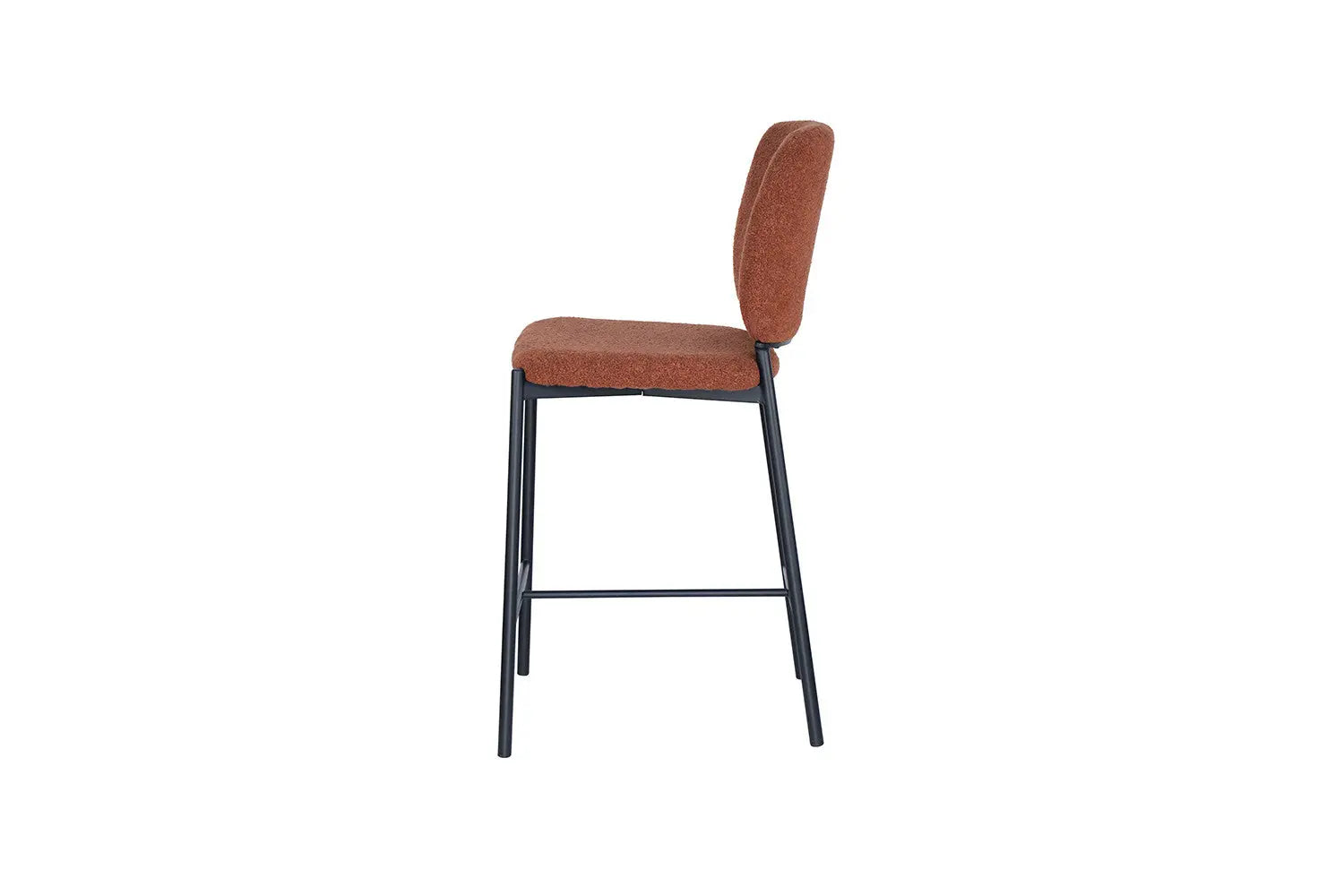 Lot de Chaises de Bar SOPHYA en Tissu Rouille - 47 x 56 cm ROUSSEAU