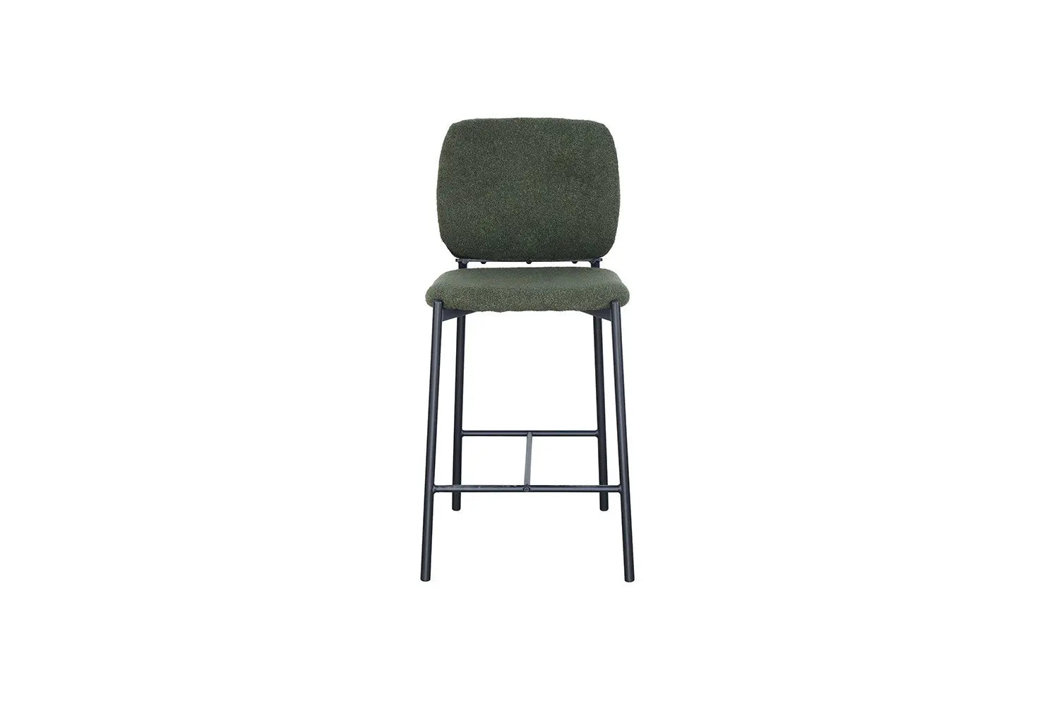 Lot de Chaises de Bar SOPHYA en Tissu Vert - 45 x 55.5 cm ROUSSEAU