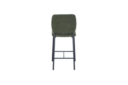 Lot de Chaises de Bar SOPHYA en Tissu Vert - 47 x 56 cm ROUSSEAU