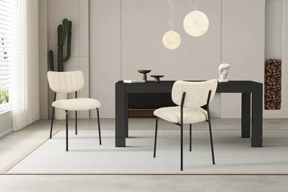 Lot de Chaises de Salle à Manger ANITA Beige - 72 x 53 cm ROUSSEAU