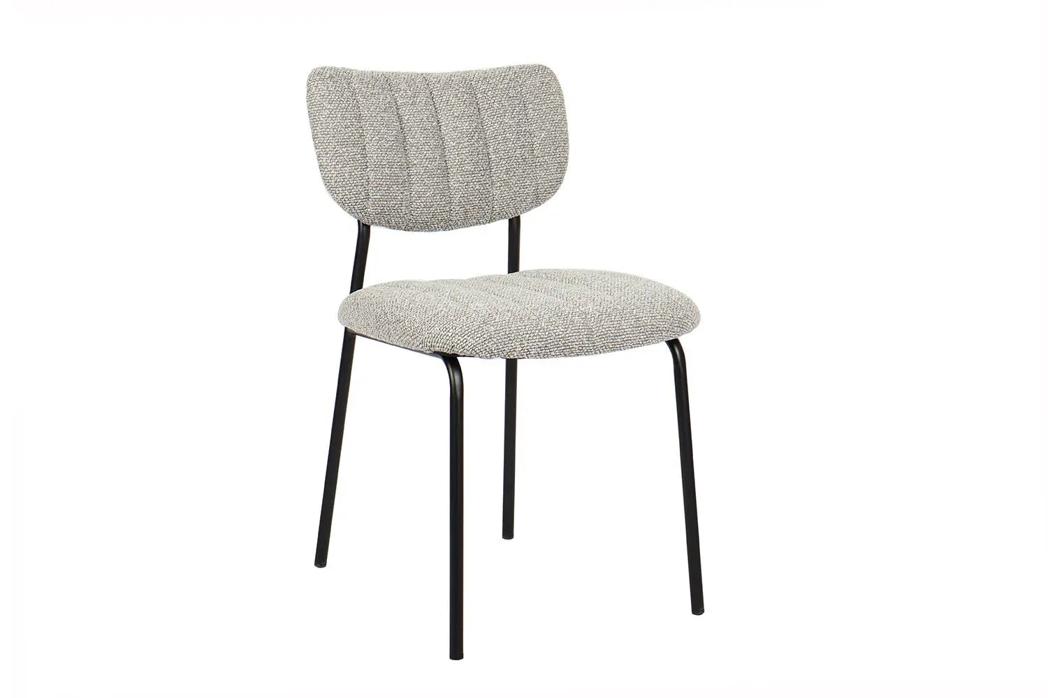 Lot de Chaises de Salle à Manger ANITA Gris Claire - 72 x 53 cm ROUSSEAU