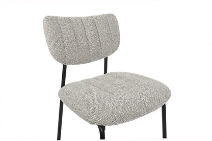 Lot de Chaises de Salle à Manger ANITA Gris Claire - 72 x 53 cm ROUSSEAU