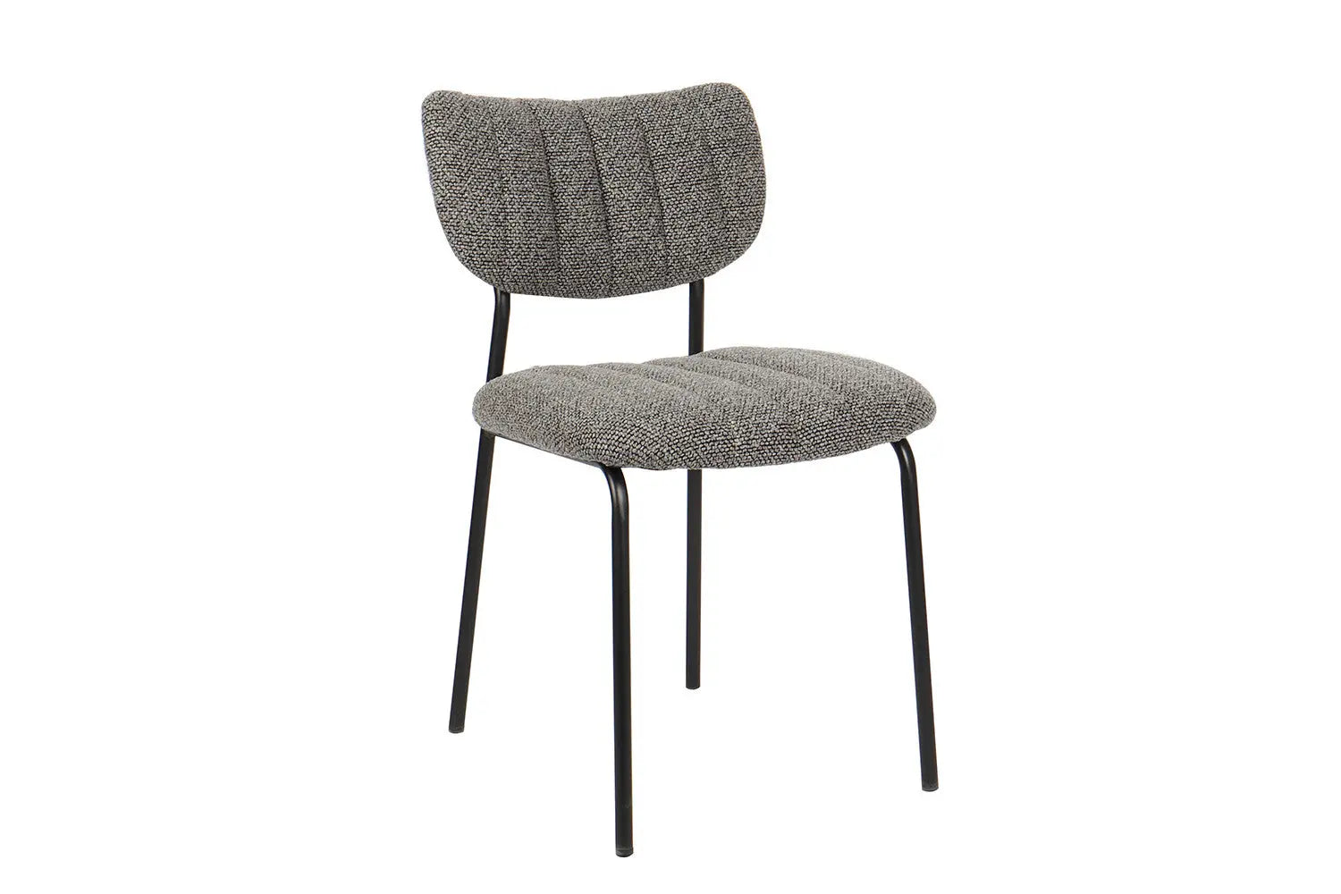 Lot de Chaises de Salle à Manger ANITA Gris Foncé - 72 x 53 cm ROUSSEAU