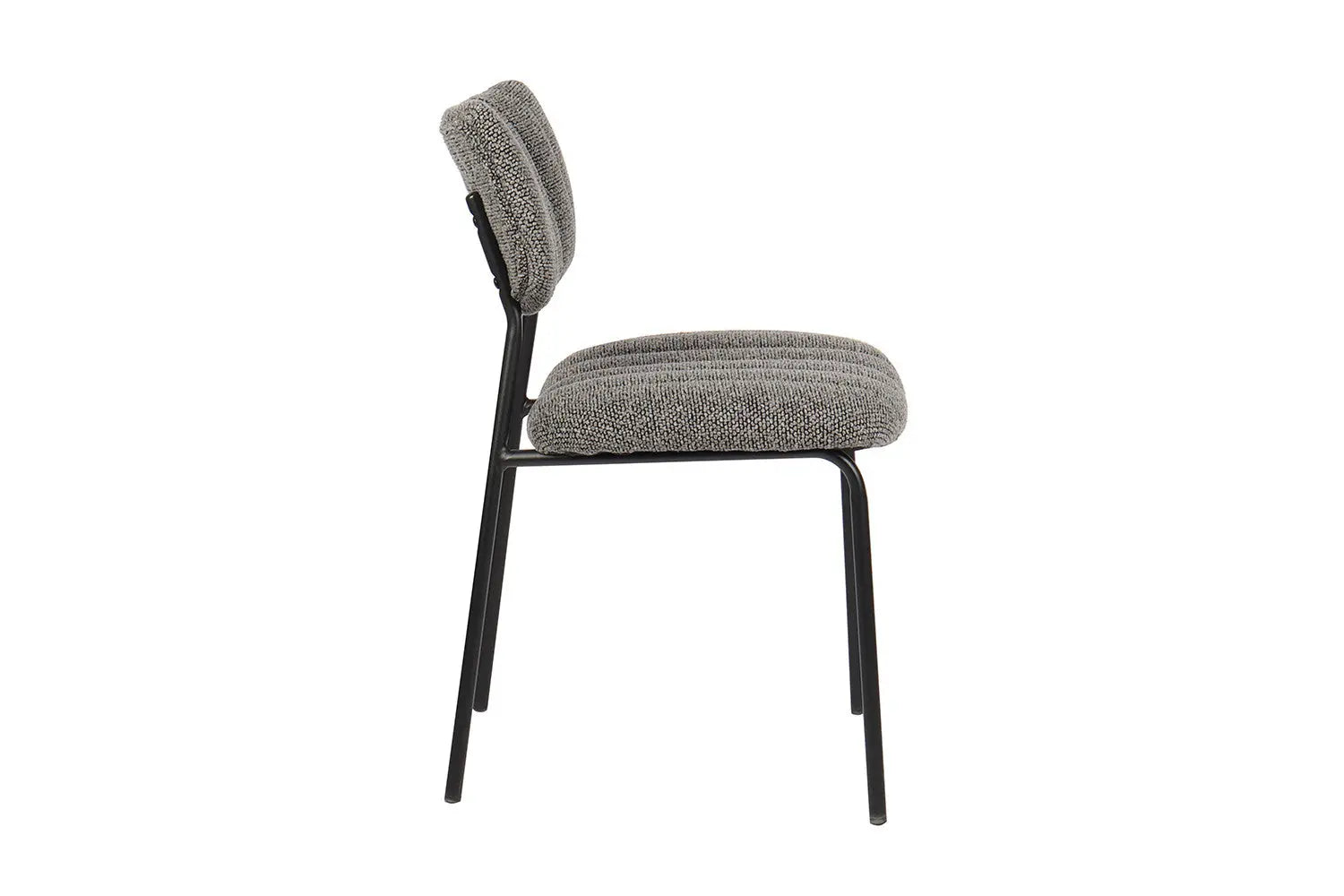 Lot de Chaises de Salle à Manger ANITA Gris Foncé - 72 x 53 cm ROUSSEAU