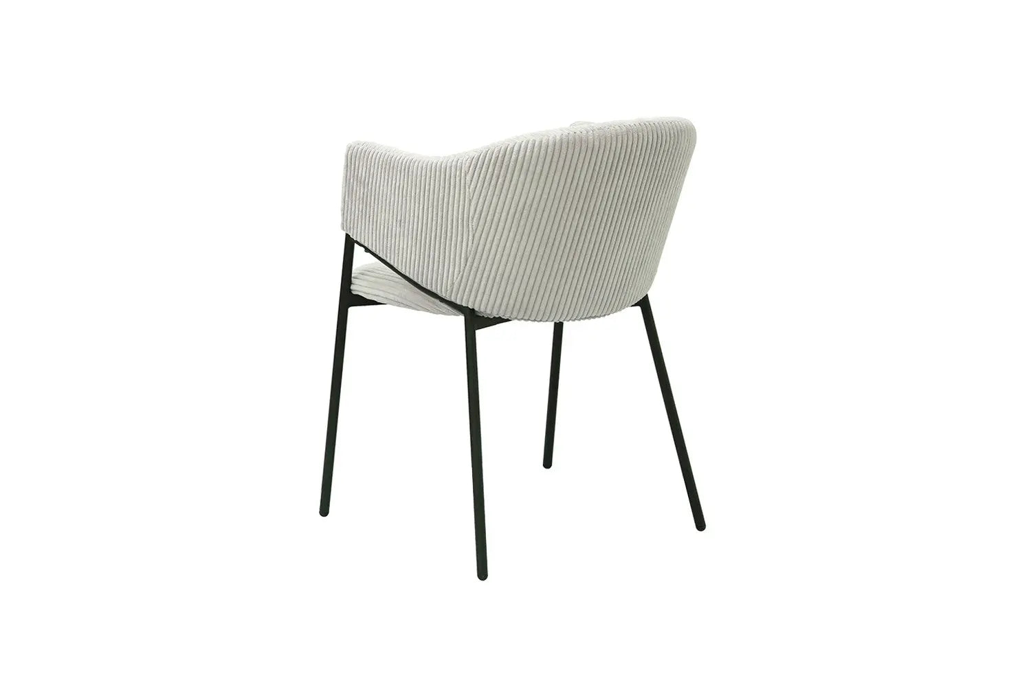 Lot de Chaises de Salle à Manger HINYA en Tissu Gris Clair - 54 x 62 cm ROUSSEAU