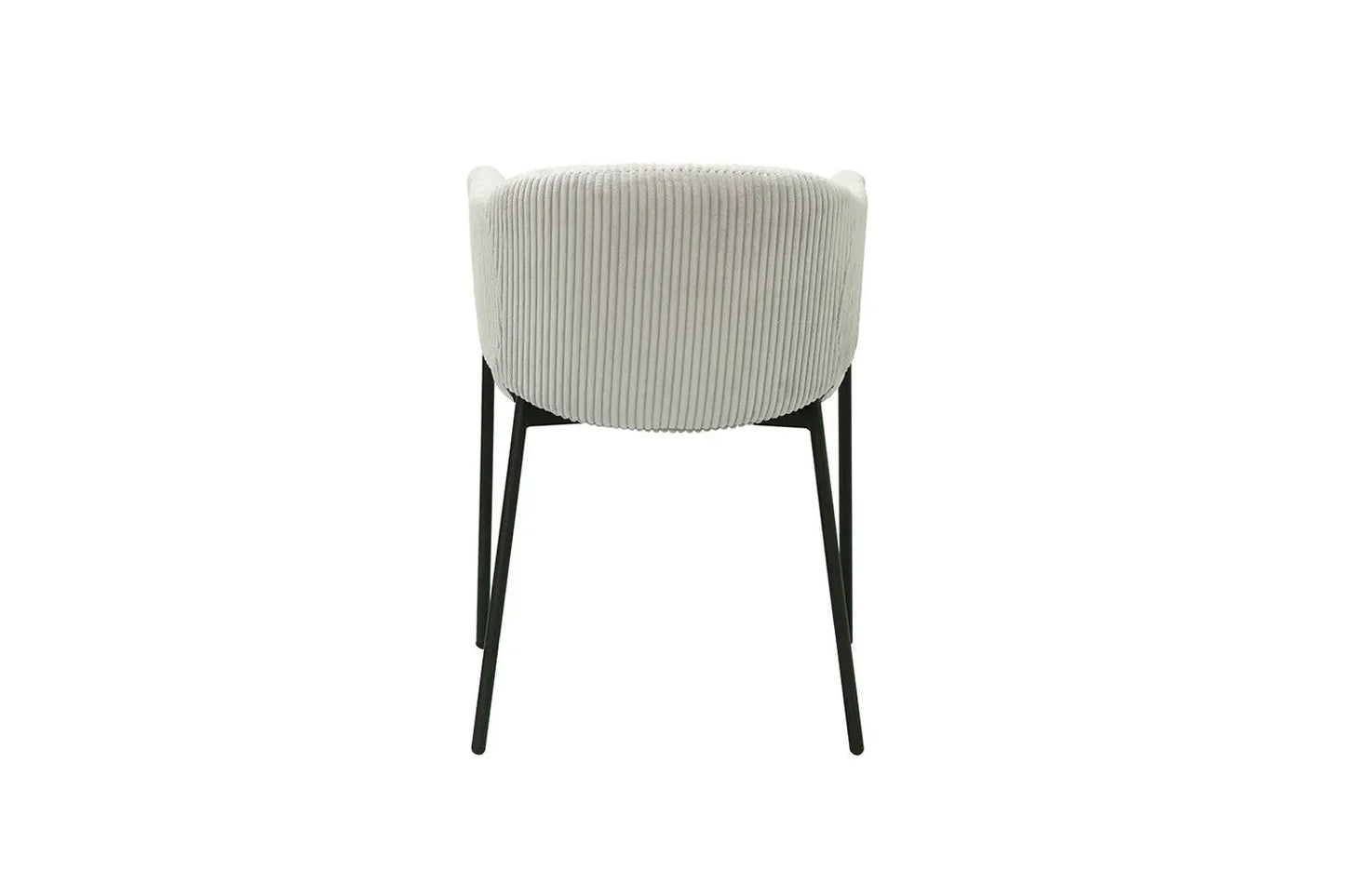 Lot de Chaises de Salle à Manger HINYA en Tissu Gris Clair - 54 x 62 cm ROUSSEAU