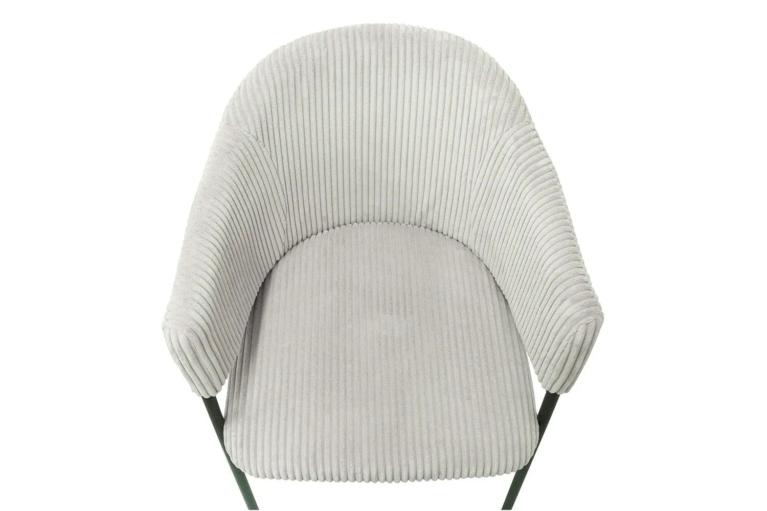 Lot de Chaises de Salle à Manger HINYA en Tissu Gris Clair - 54 x 62 cm ROUSSEAU
