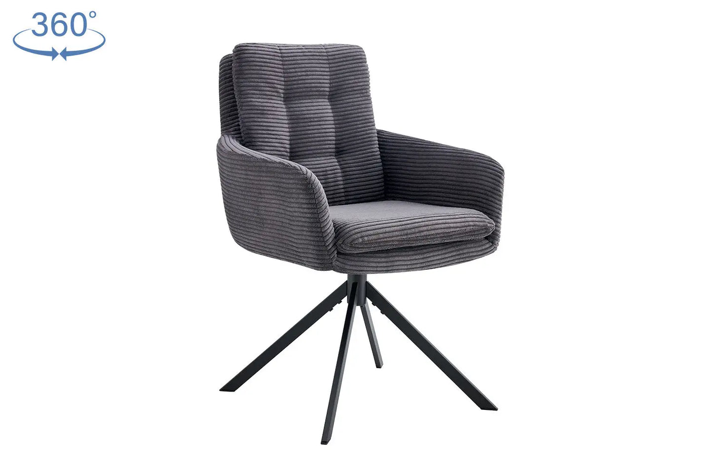 Lot de Chaises de Salle à Manger LINA Gris - 92 x 60 cm ROUSSEAU