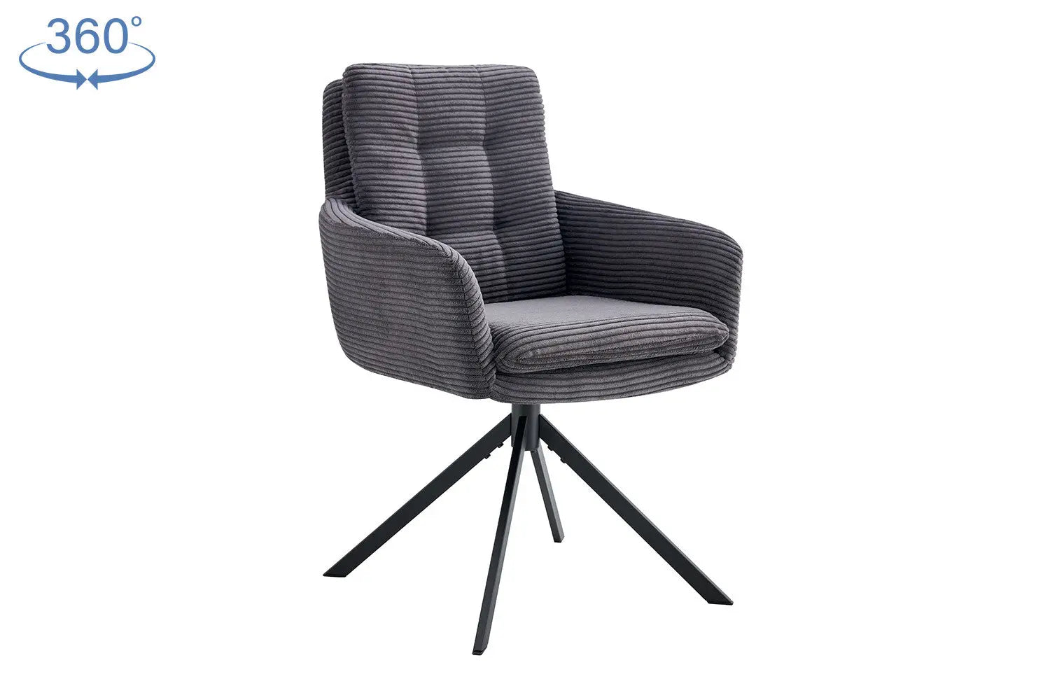 Lot de Chaises de Salle à Manger LINA Gris - 92 x 60 cm ROUSSEAU
